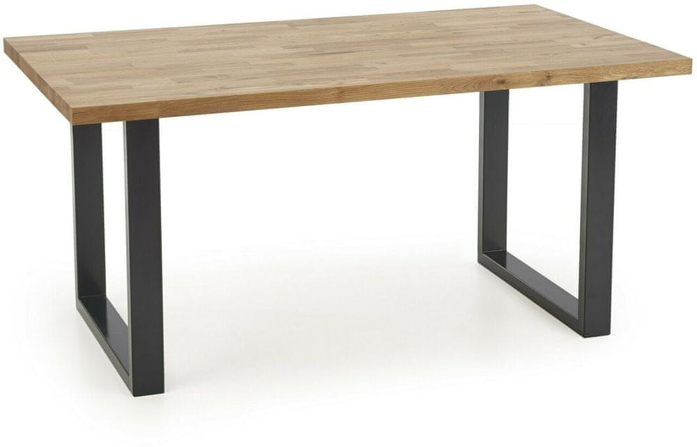 Halmar Jedálenský stôl Radus 160x90 cm, masív, prírodný dub